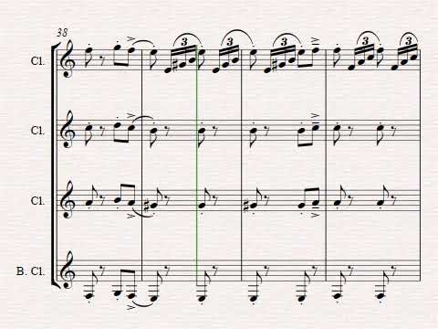 Espani Cani for Clarinet Quartet