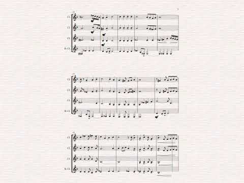 Malaguena for Clarinet Quartet