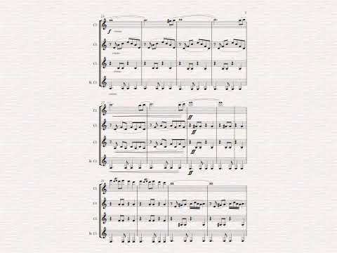 Misirlou for Clarinet Quartet