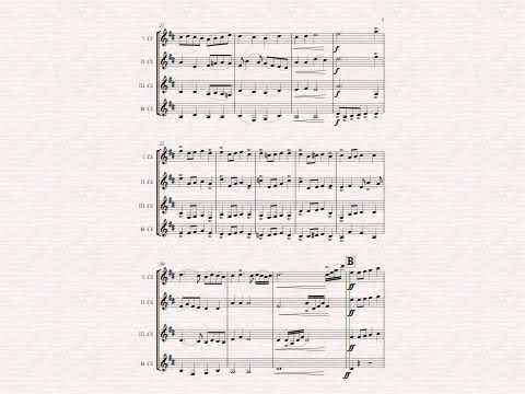 Ancient Aires & Dances "Suite 1" for Clarinet Quartet