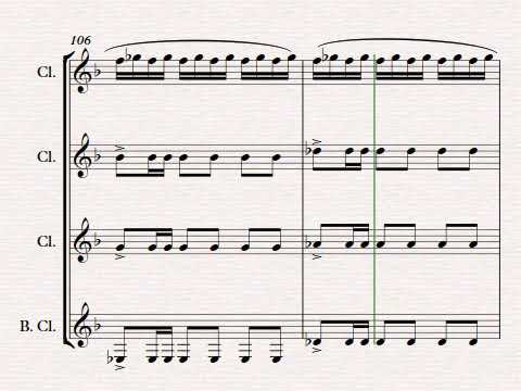 Fandango for Clarinet Quartet