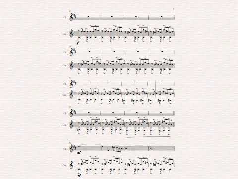 Libertango for Bb Clarinet & Classical Guitar