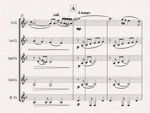 Oblivion for Soloist & Clarinet Quartet